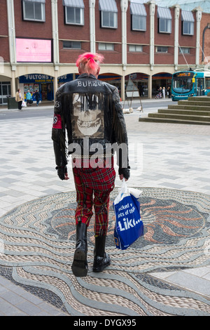 Dark Wear Red & Black Tartan Bondage Punk Trousers Music Metal Punk Trouser  | eBay