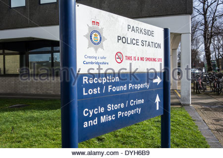 Parkside Police Station, Parkside, Cambridge, England, Uk Stock Photo ...