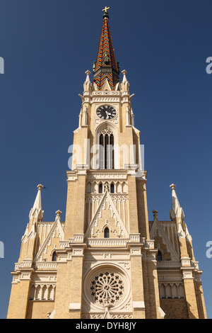 Catholic cathedral, freedom square, Novi Sad, Serbia, Europe Stock Photo