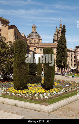 Plaza de Anaya (Anaya Square), in the city of Salamanca, Castilla y León, Spain. Salamanca is a UNESCO World Heritage Site. Stock Photo