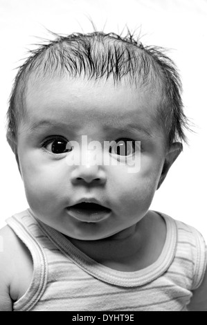 Infant Boy Portrait Stock Photo