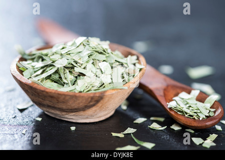 Portion of dried Tarragon in a small bowl Stock Photo