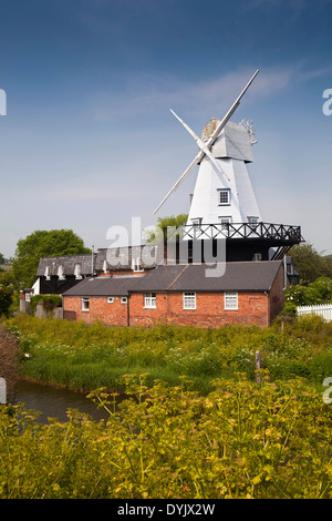 UK, England, East Sussex, Rye, windmill bed and breakfast beside River Tillingham Stock Photo
