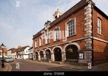 UK, England, East Sussex, Rye, Market Street, Town Hall Stock Photo