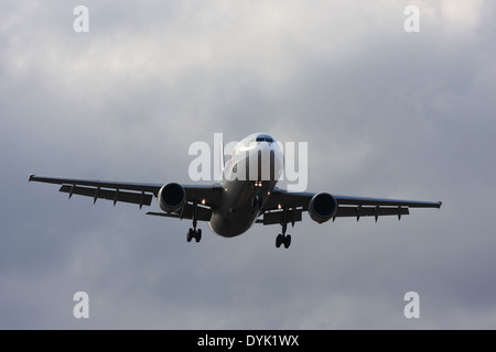 Airbus A300-600 N652FE Federal Express at Ottawa Airport YOW Canada, April 19, 2014 Stock Photo