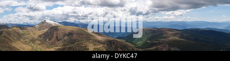 Meran, Italy: South Tyrol walking into the landscape of Alps Sarentine Stock Photo