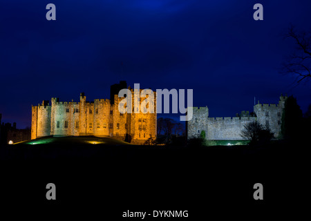 Alnwick Castle Stock Photo