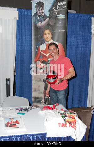 American actor Jason Faunt (from Power Rangers) attends the WonderCon 2014 at the Anaheim Convention Center, in Los Angeles. On April 20, 2014. /picture alliance Stock Photo