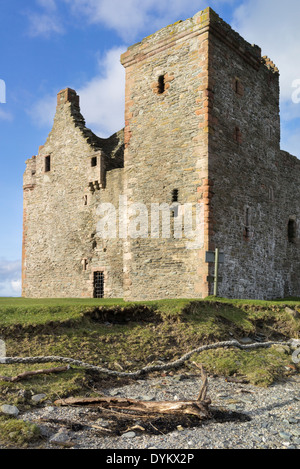 Lochranza Castle on the Isle of Arran in Scotland. Stock Photo