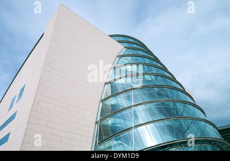 Ireland, Dublin, Nord Wall quay, the Convention Center palace Stock Photo
