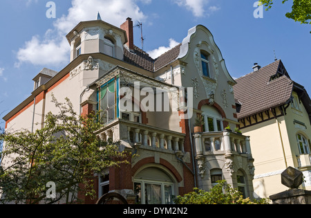 Early 20th C. Houses in the 'Villa District' of Bonn - Bad Godesberg, NRW, Germany Stock Photo