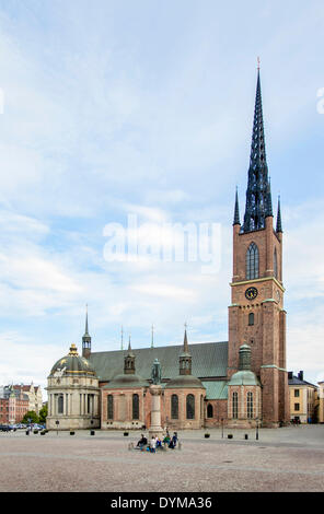 Riddarholm Church, Riddarholmskyrkan, Riddarholmen island, Stockholm, Sweden Stock Photo
