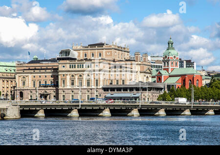 Royal Swedish Opera, Kungliga Operan, Stockholm, Stockholm County, Sweden Stock Photo