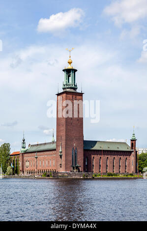 Stockholm City Hall, Stockholms stadshus, Stockholm, Stockholm County, Sweden Stock Photo