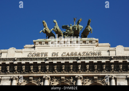 Corte di Cassazione (Supreme Court of Cassation / Palace of Justice), Rome, Italy Stock Photo
