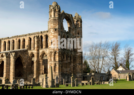 ELGIN CATHEDRAL IN EARLY SPRINGTIME Stock Photo