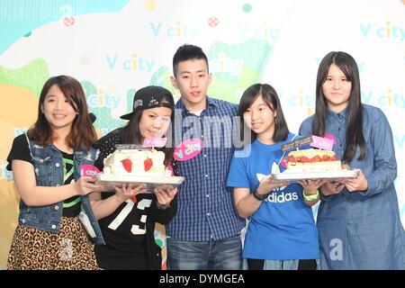 Hong Kong, China. 19th Apr, 2014. South Korean Singer Jay Park meets fans in Hong Kong, China on Saturday April 19, 2014. © TopPhoto/Alamy Live News Stock Photo