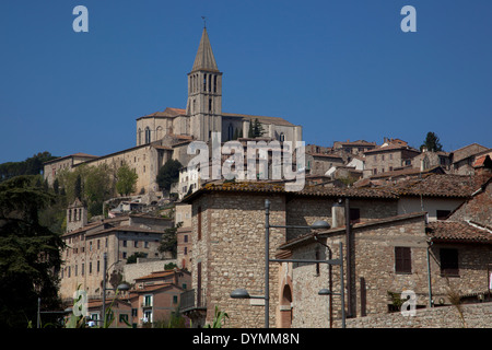 View of Todi, Umbria, Italy, Europe Stock Photo