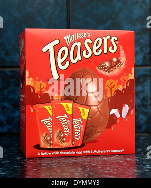 Maltesers teasers chocolate easter egg red design box Stock Photo