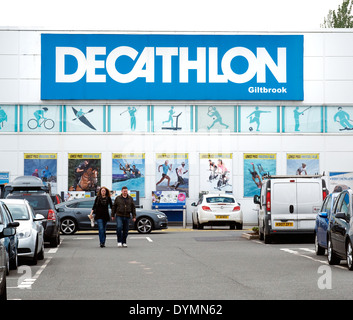 Decathlon sports superstore Giltbrook retail park Nottingham England UK Stock Photo