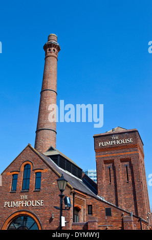 The Pumphouse situated on Albert Dock in Liverpool, England. Stock Photo