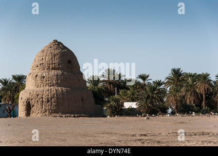 Quba and the Muslim cemetery, Kerma, northern Sudan Stock Photo