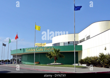 golden gate fields turf club dress code view of the clubhouse and entrance at racetrack Stock Photo classy outfit women