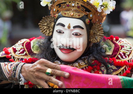 Balinese performer wearing mask and costume, Mas, Bali, Indonesia Stock ...