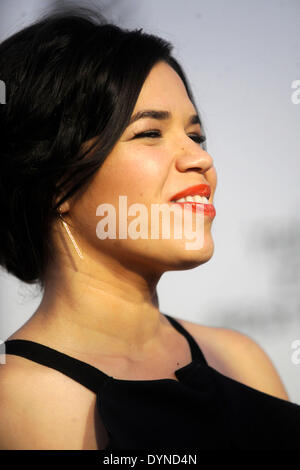 America Ferrera attends the screening of 'X/Y' during the 2014 Tribeca Film Festival at BMCC Tribeca PAC on April 19, 2014 in New York City/picture alliance Stock Photo