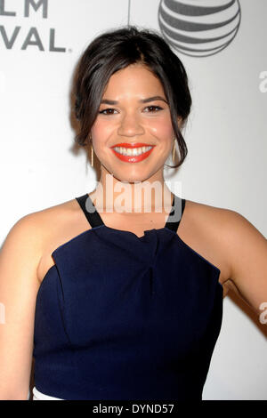 America Ferrera attends the screening of 'X/Y' during the 2014 Tribeca Film Festival at BMCC Tribeca PAC on April 19, 2014 in New York City/picture alliance Stock Photo