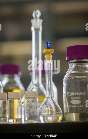 Glass containers in a lab College Park, Maryland Stock Photo - Alamy