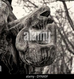 Holocaust memorial in Paris's Père Lachaise Cemetery Stock Photo