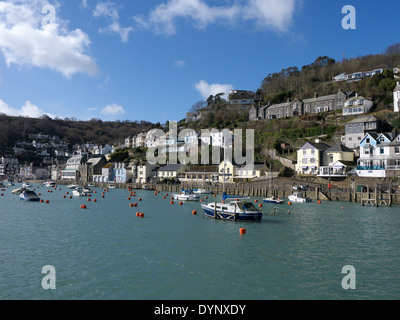 Looe, Cornwall, sea front, March 2014 Stock Photo