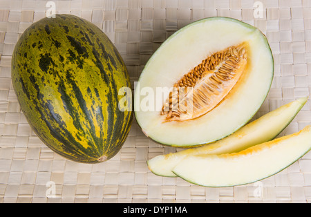 Piel de sapo melon Stock Photo
