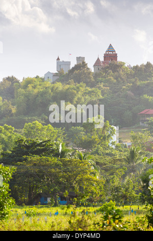 Rural Landscape in Puerto Princesa, Palawan, Philippines Stock Photo