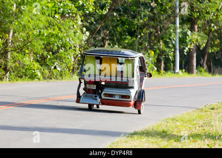 Typical Tricycle in Puerto Princesa, Palawan, Philippines Stock Photo