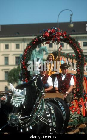 Oktoberfest in Munich, 2003 Stock Photo