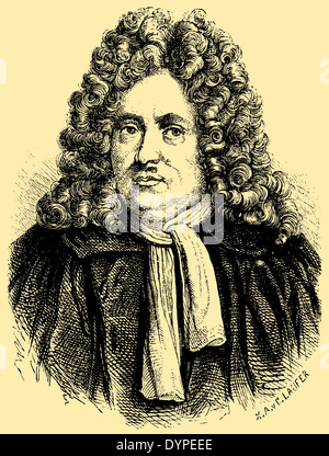 Christian Thomasius (born January 1, 1655, died September 23, 1728) Stock Photo