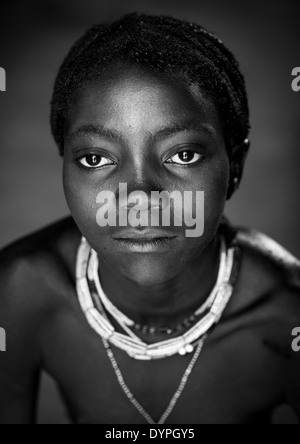 Mucawana Tribe Girl, Ruacana, Namibia Stock Photo