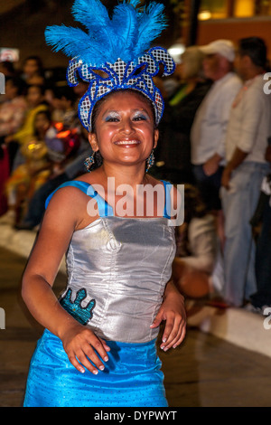 Street Parade, Cozumel Carnival, Cozumel Island, Quintana Roo, Mexico Stock Photo