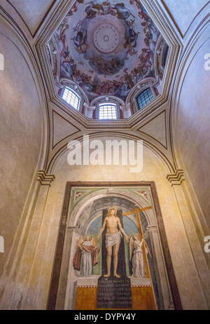 Milan, Italy. 23rd Apr, 2014. the Sant'Ambogio church interior Credit:  Realy Easy Star/Alamy Live News Stock Photo