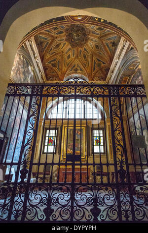 Milan, Italy. 23rd Apr, 2014. the Sant'Ambogio church interior Credit:  Realy Easy Star/Alamy Live News Stock Photo