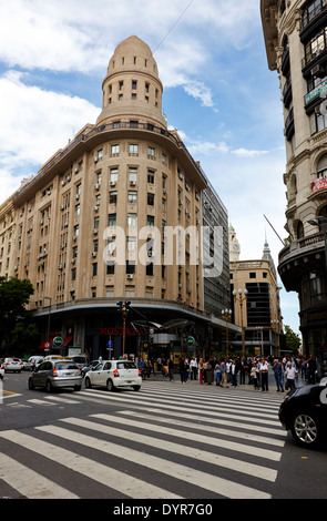 Edificio Bencich and south end of florida street downtown Buenos Aires Argentina Stock Photo