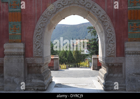 Xumi Fushou Temple, Chengde Imperial Summer Villa, Hebei, China Stock Photo