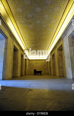 Golden Hall at the Nazi Party Rally Grounds in Nuremberg, 2012 Stock Photo