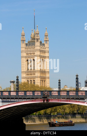 The Houses of Parliament from the Lambeth Bridge, Lambeth, London, UK ...