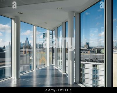 Interior of office space at 3 Piccadilly Place, Manchester, Greater Manchester. Stock Photo