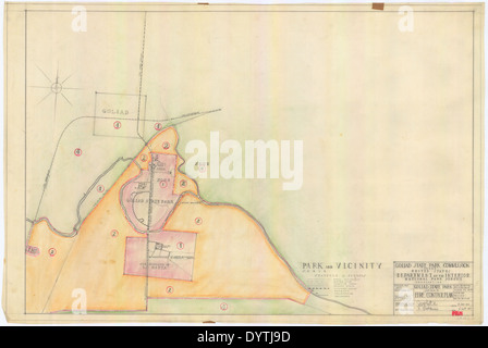 Goliad State Historical Park - Fire Control Plan - SP.43.26 Stock Photo
