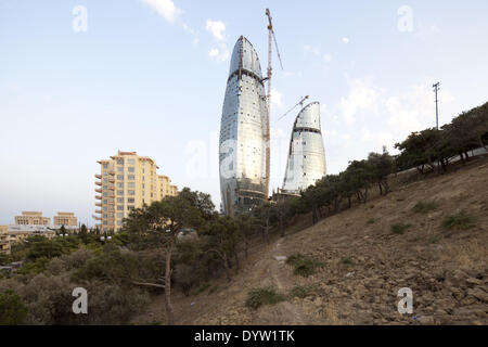 Cityscape Baku Stock Photo