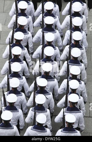 The Wachbataillon (Guard battalion) of the Bundeswehr Stock Photo